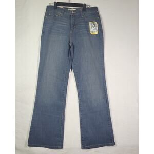New Levi's 512 Women Jeans Size 10 Short Misses Perfectly Slimming Bootcut Mid